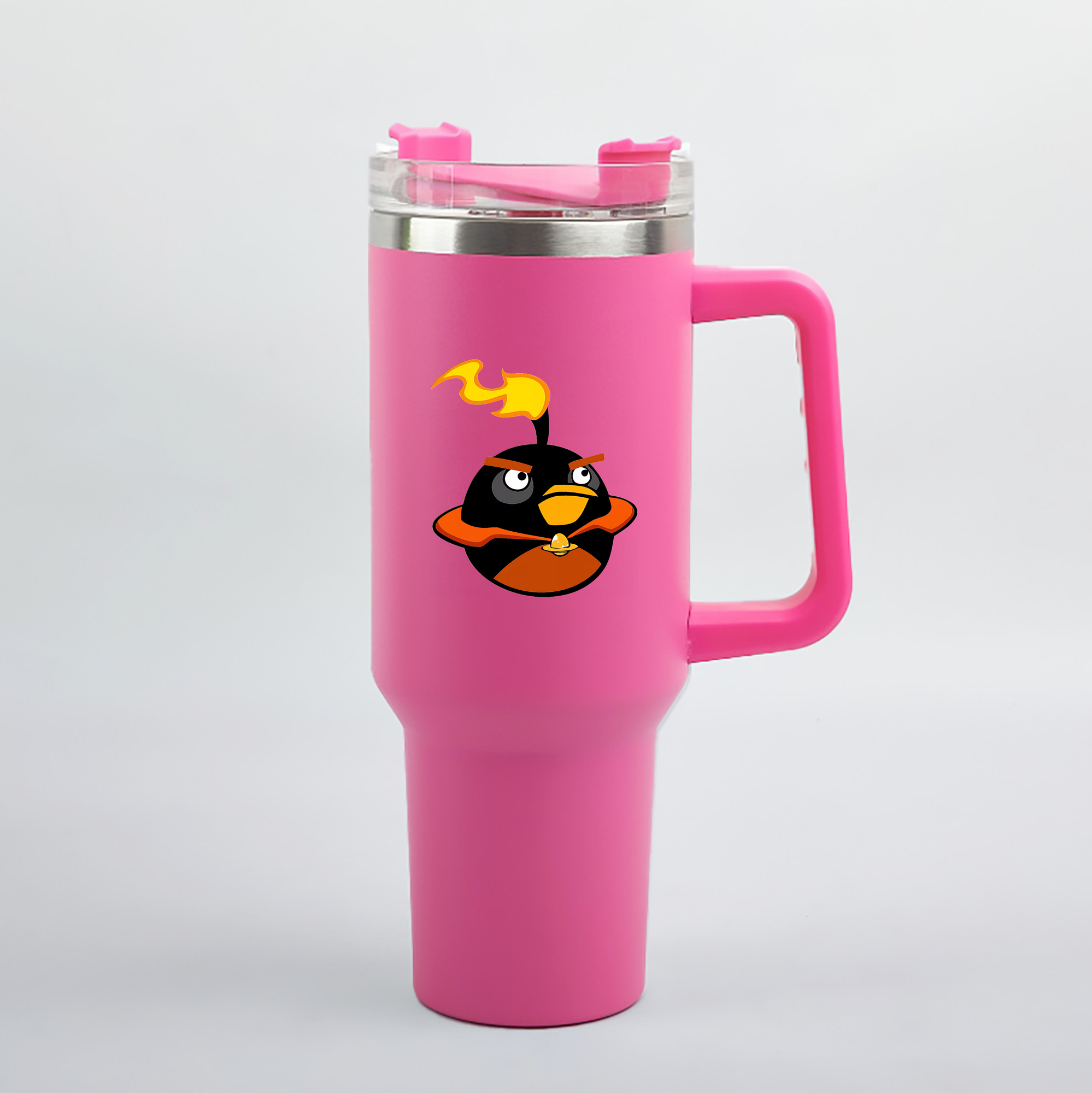 （画像用） Angry Birds アングリーバード 1200mL車用タンブラー（カラープリント）